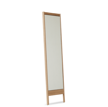 A Line wall mirror - White oak - Form & Refine