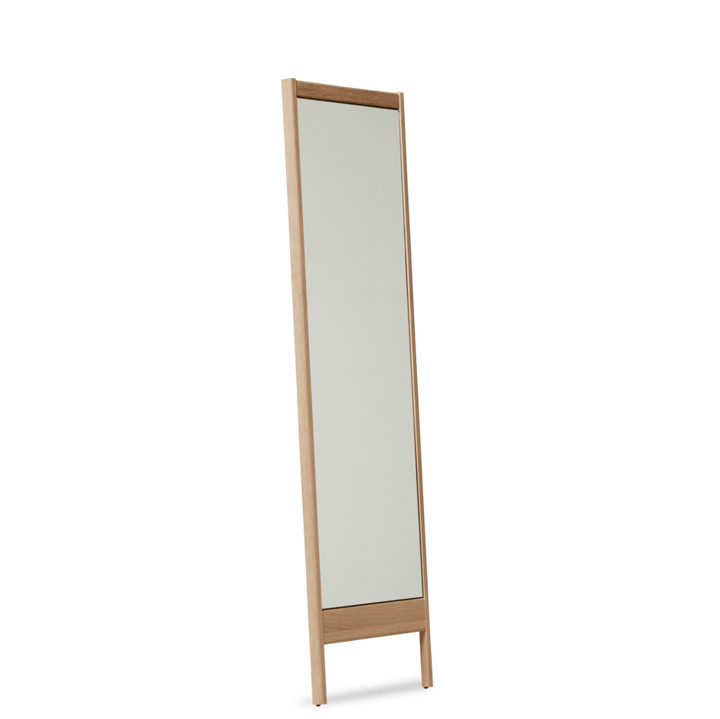 A Line wall mirror, White oak Form & Refine