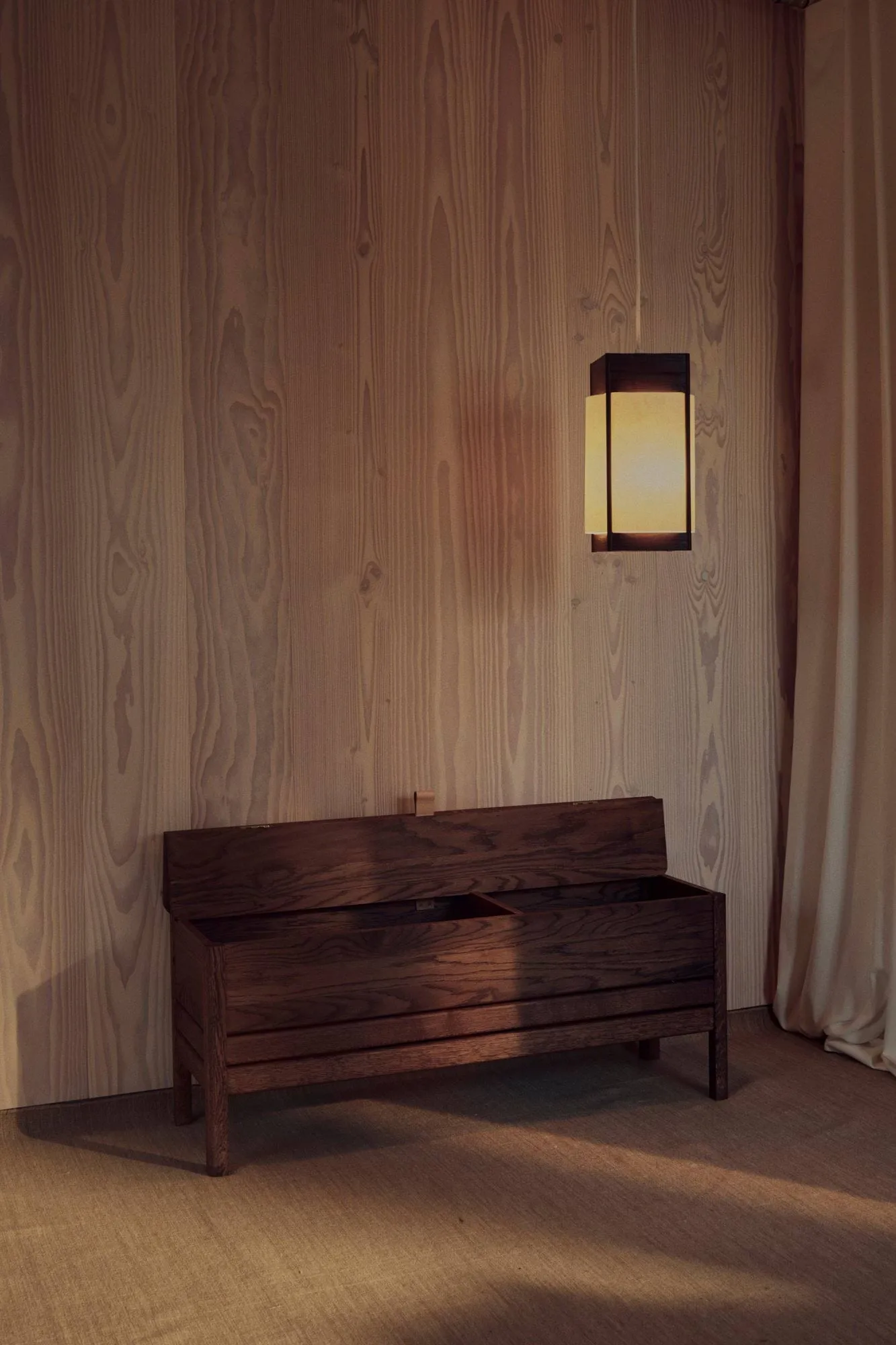 Andon pendant lamp, Ash, medium Form & Refine