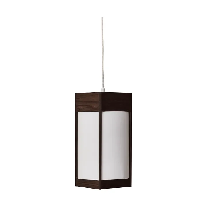 Andon pendant lamp - Dark brown ash, medium - Form & Refine
