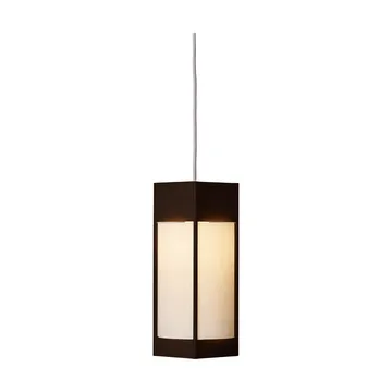 Andon pendant lamp - Dark brown ash, small - Form & Refine