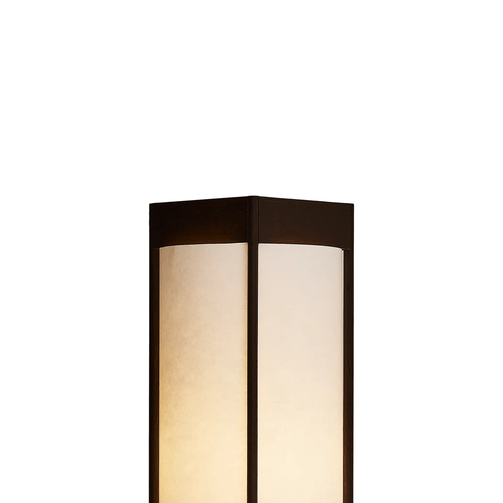 Andon table lamp, Dark brown ash, 32 cm Form & Refine
