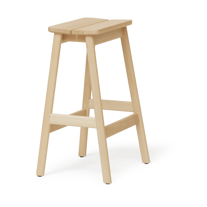 Angle Standard bar stool 65 cm, Beech Form & Refine