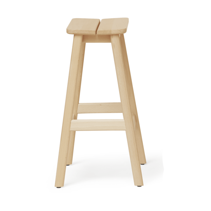 Angle Standard bar stool 65 cm, Beech Form & Refine