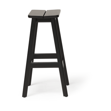 Angle Standard bar stool 65 cm - Black - Form & Refine