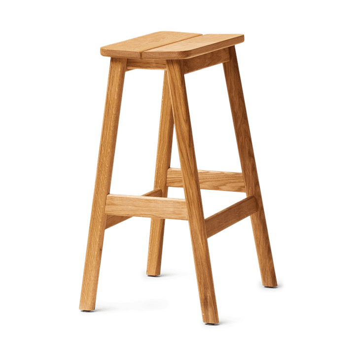 Angle Standard bar stool 65 cm - Oak - Form & Refine