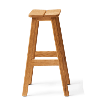 Angle Standard bar stool 65 cm - Oak - Form & Refine