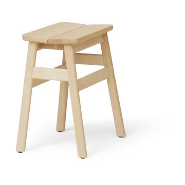 Angle Standard round stool 45 cm - Beech, Ø32x46 cm - Form & Refine