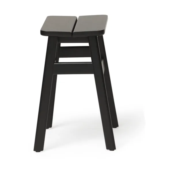 Angle Standard round stool 45 cm, Black, Ø32x46 cm Form & Refine
