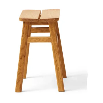 Angle Standard round stool 45 cm - Oak, Ø32x46 cm - Form & Refine