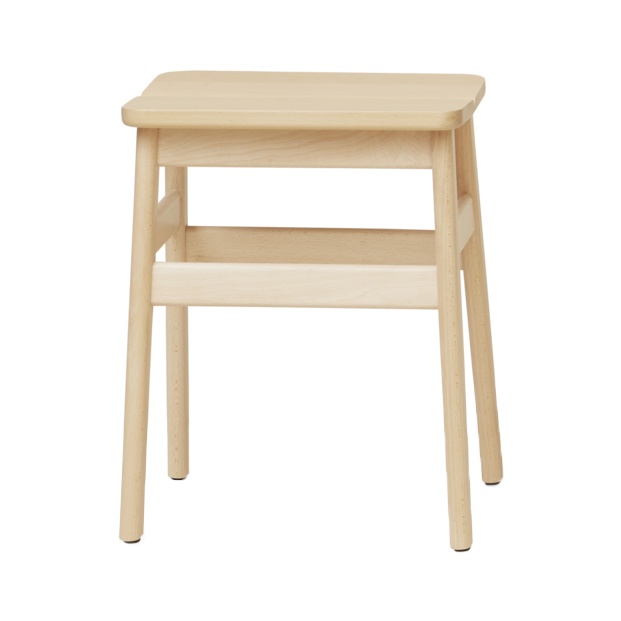 Form & Refine Angle Standard stool 45 cm Beech | Scandinavian Design | Stools | Beige