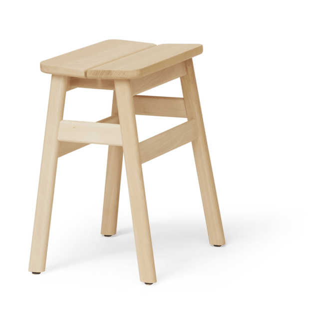 Angle Standard stool 45 cm, Beech Form & Refine