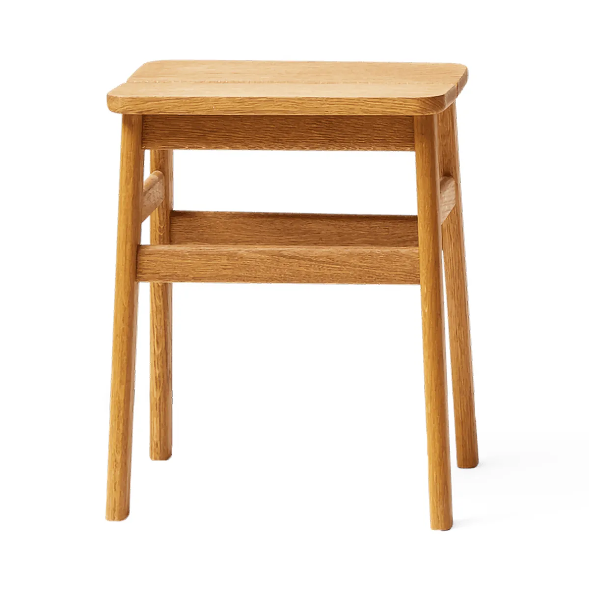 Form & Refine Angle Standard stool 45 cm Oak | Scandinavian Design | Stools | Brown