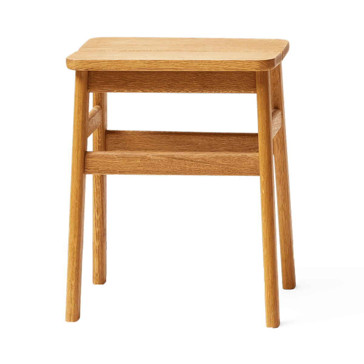 Form & Refine Angle Standard stool 45 cm Oak | Scandinavian Design | Stools | Brown