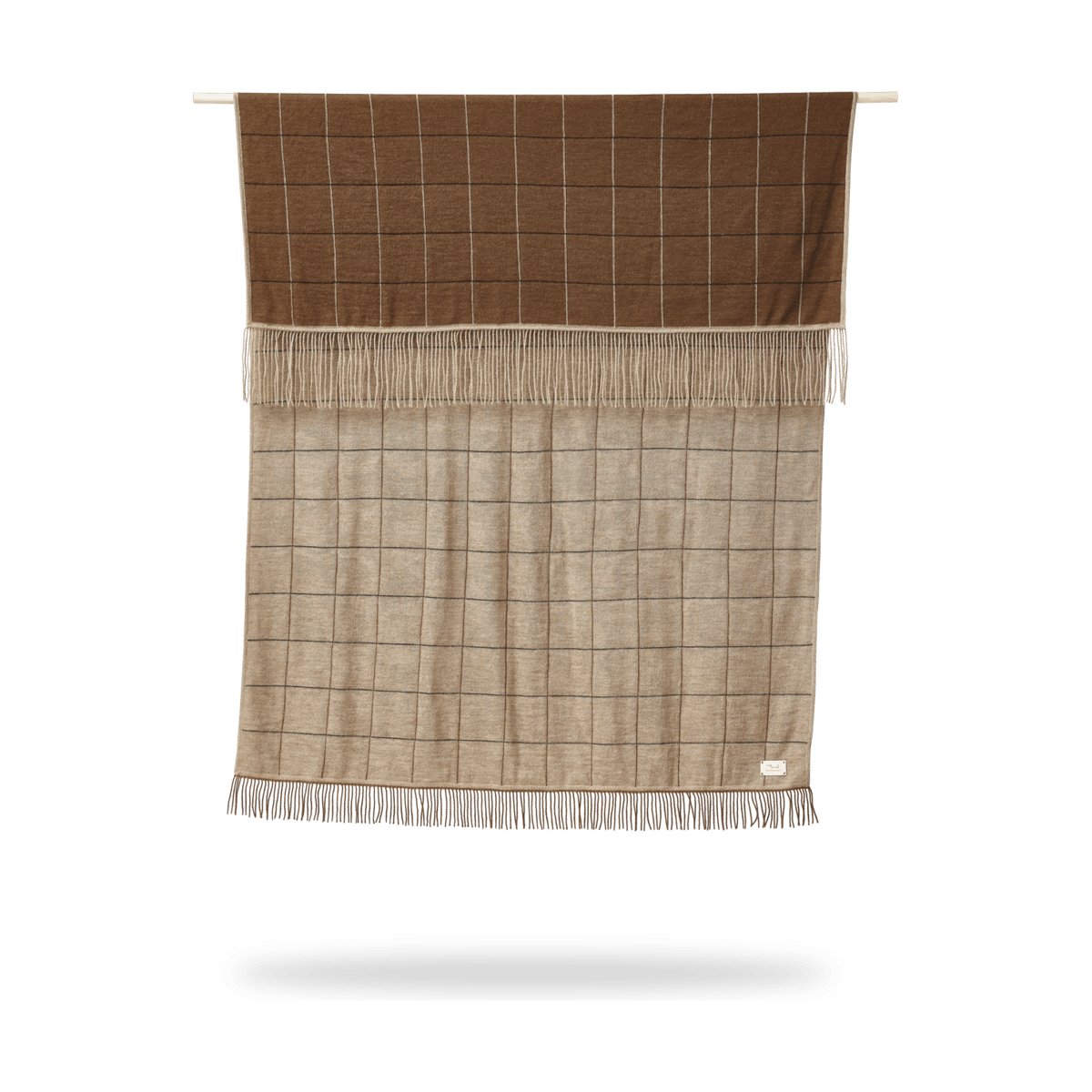 Form & Refine Aymara blanket 130x190 cm New square brown