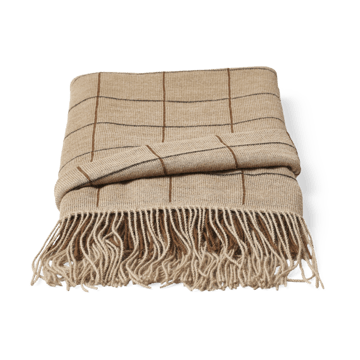 Aymara blanket 130x190 cm - New square brown - Form & Refine