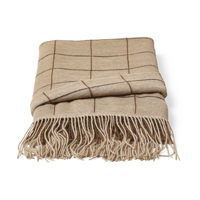 Aymara blanket 130x190 cm, New square brown Form & Refine