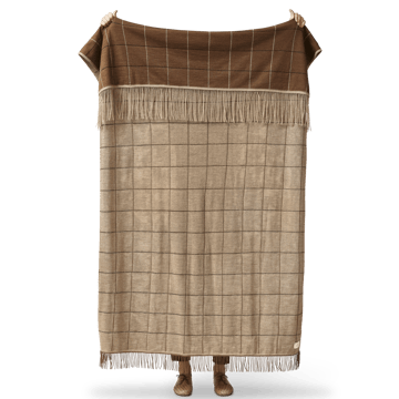 Aymara blanket 130x190 cm - New square brown - Form & Refine