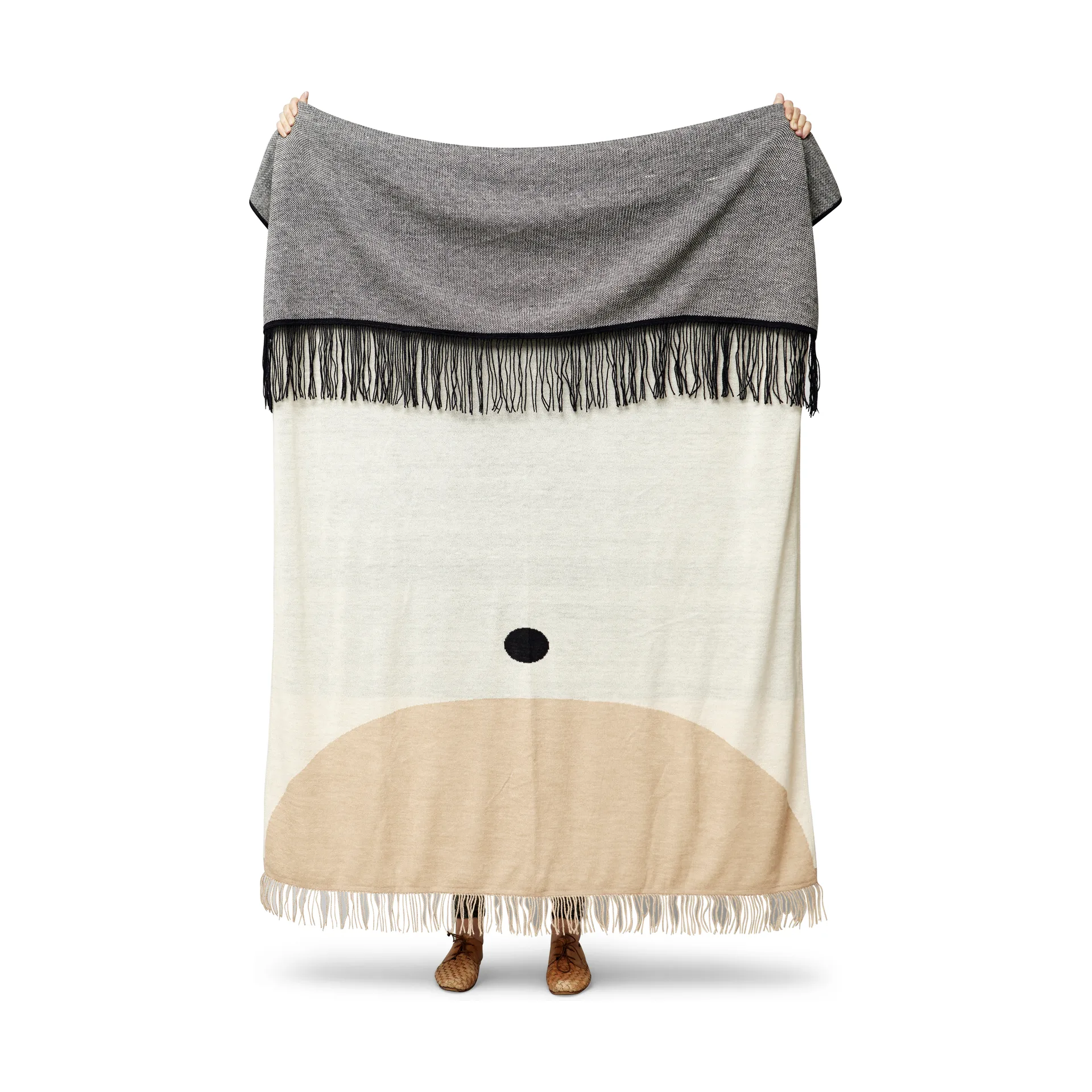Aymara blanket 130x190 cm, Pattern cream Form & Refine