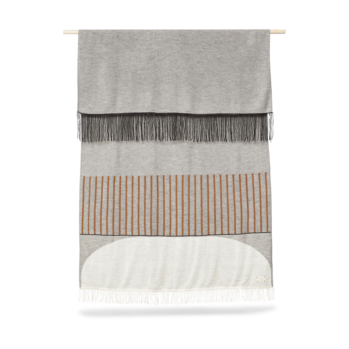 Form & Refine Aymara blanket 130x190 cm Pattern grey