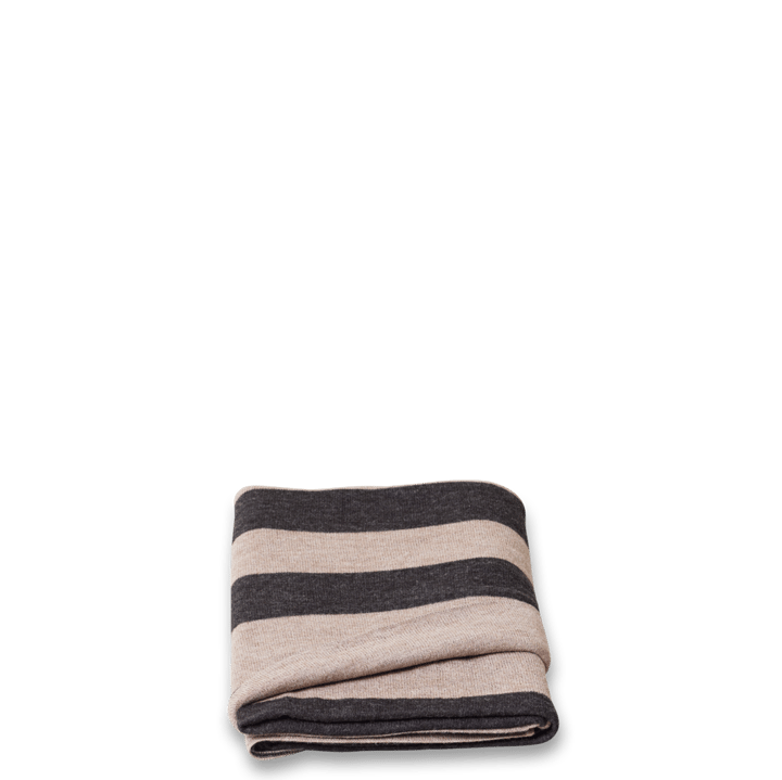 Aymara blanket 130x190 cm, Ribbon Beige-black Form & Refine