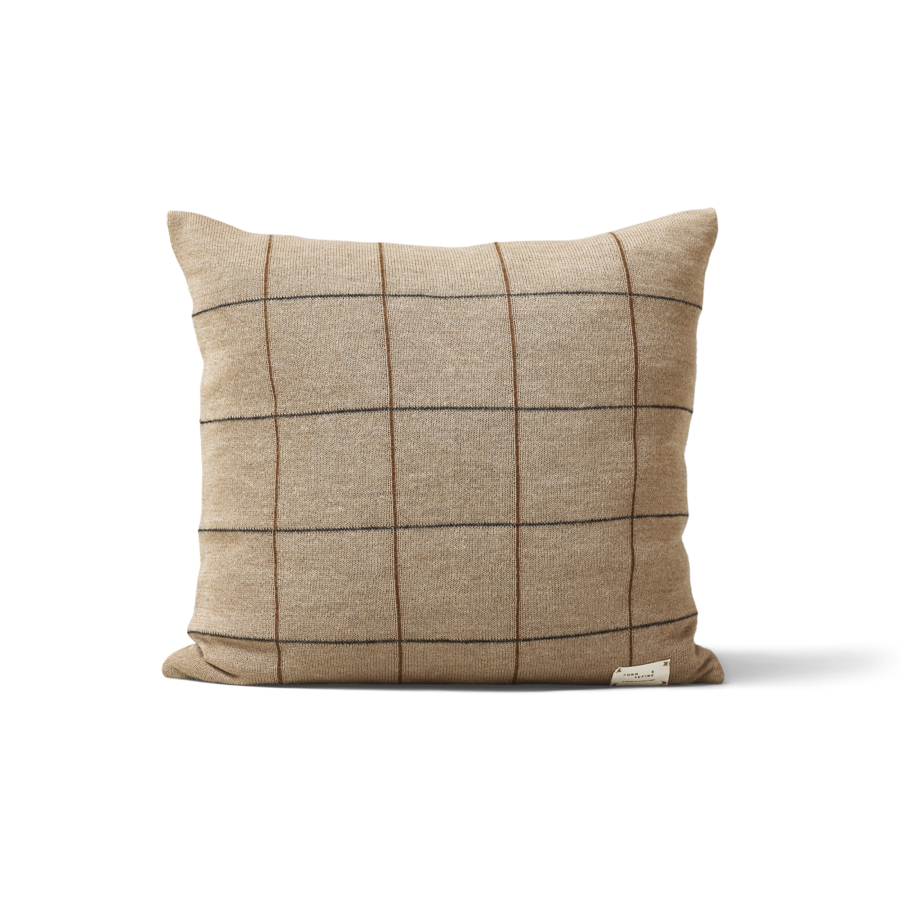 Form & Refine Aymara cushion 52x52 cm New square brown