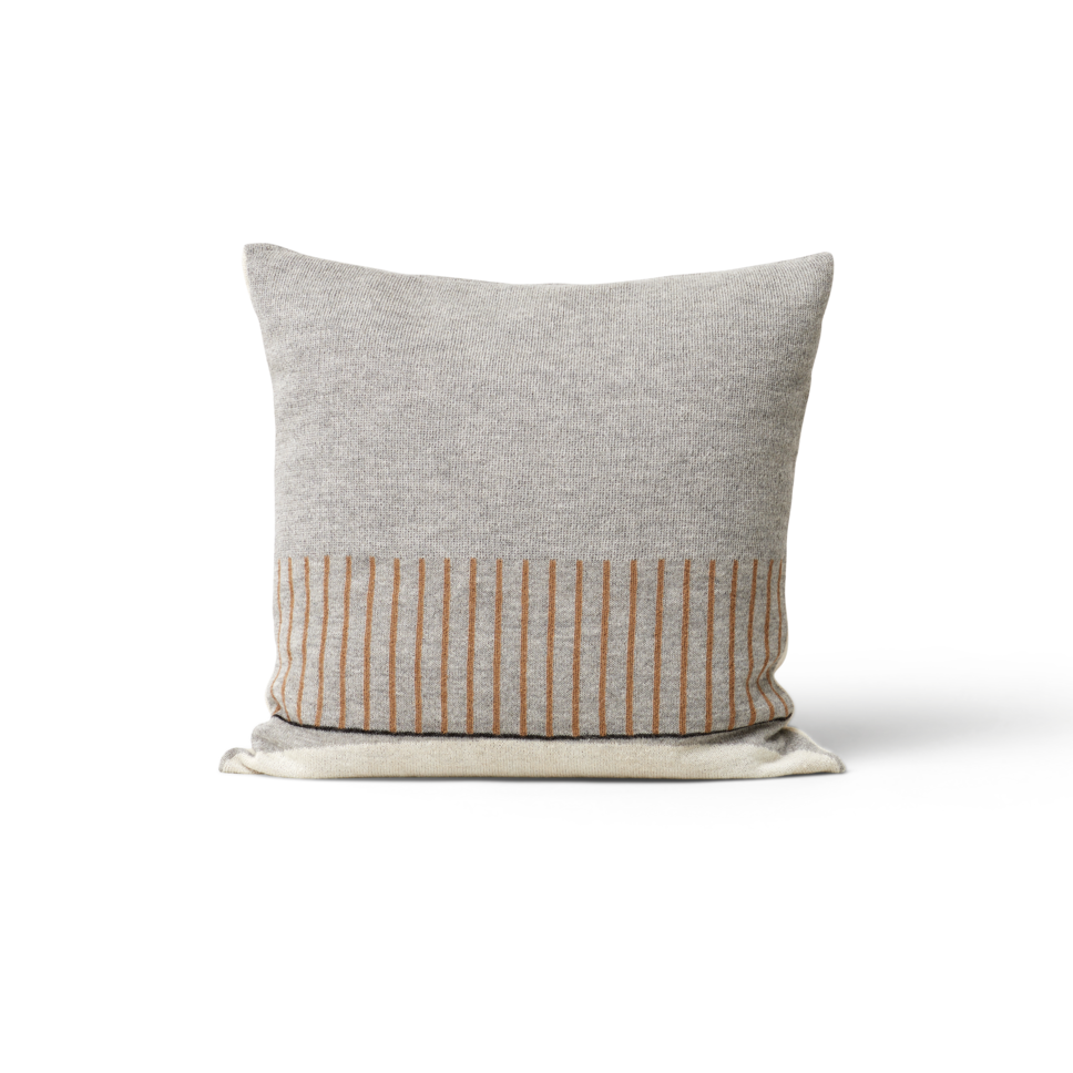 Form & Refine Aymara cushion 52x52 cm Pattern grey | Scandinavian Design | Seat cushions & pads | Beige
