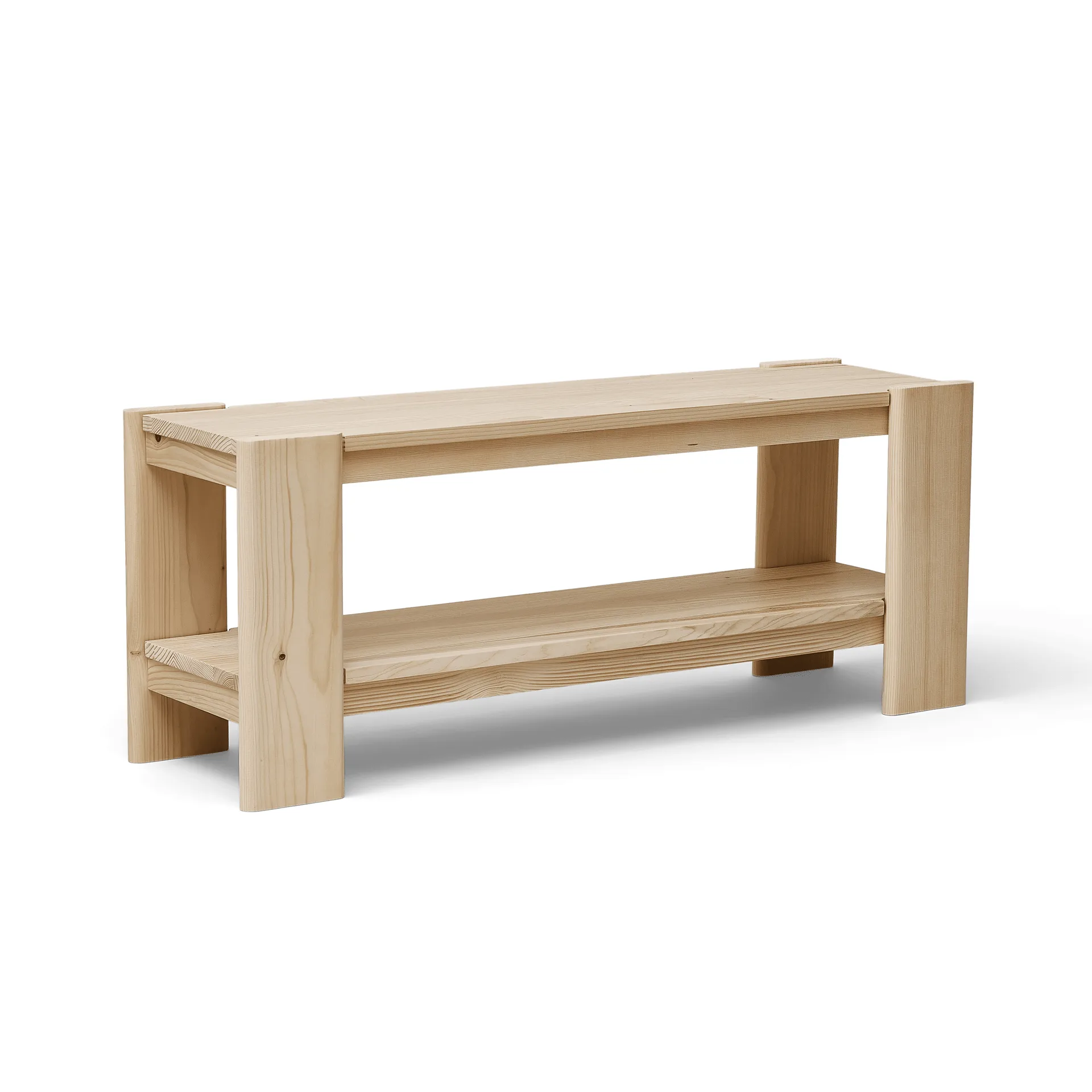 Beam bench 112 cm, Pinewood Form & Refine