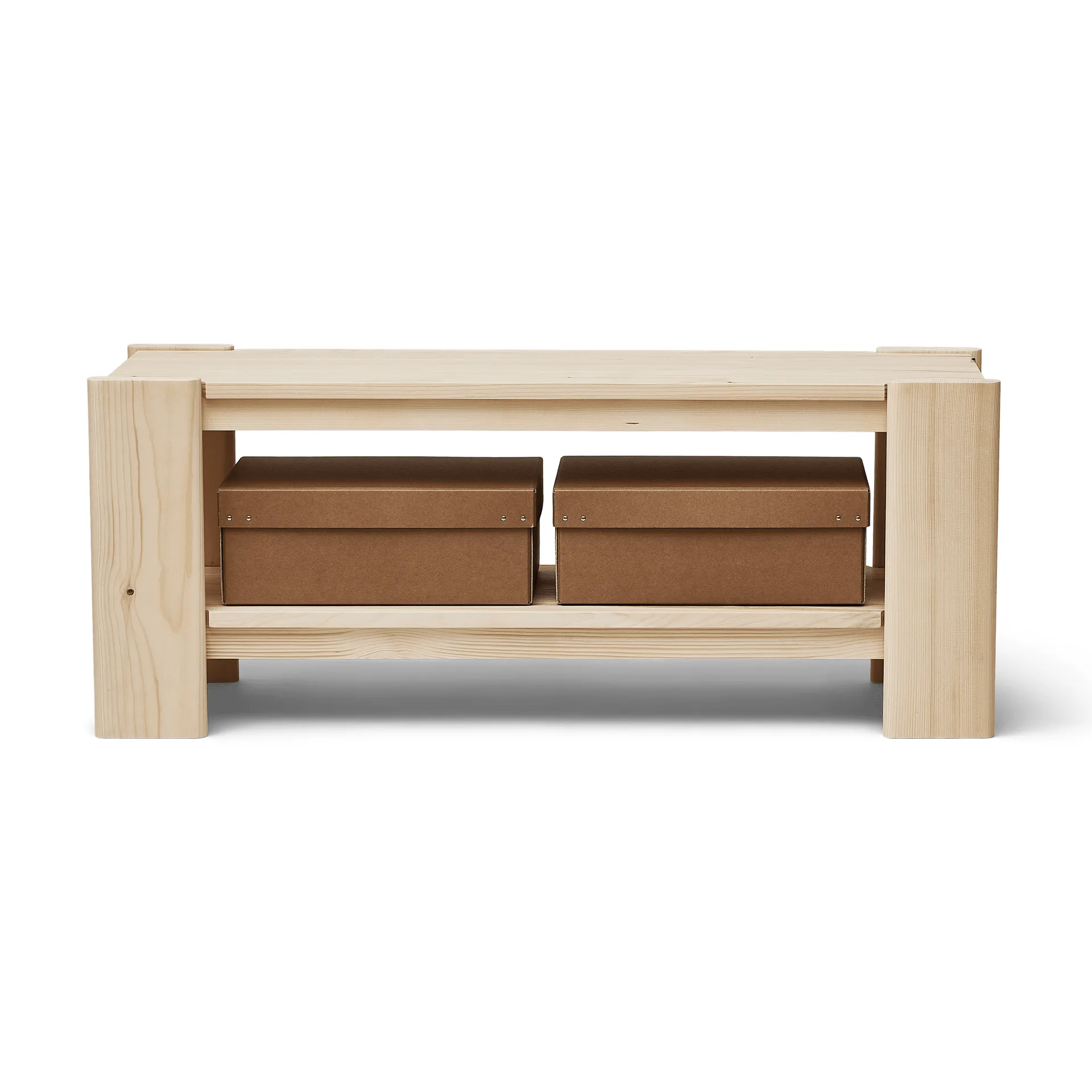 Beam bench 112 cm, Pinewood Form & Refine