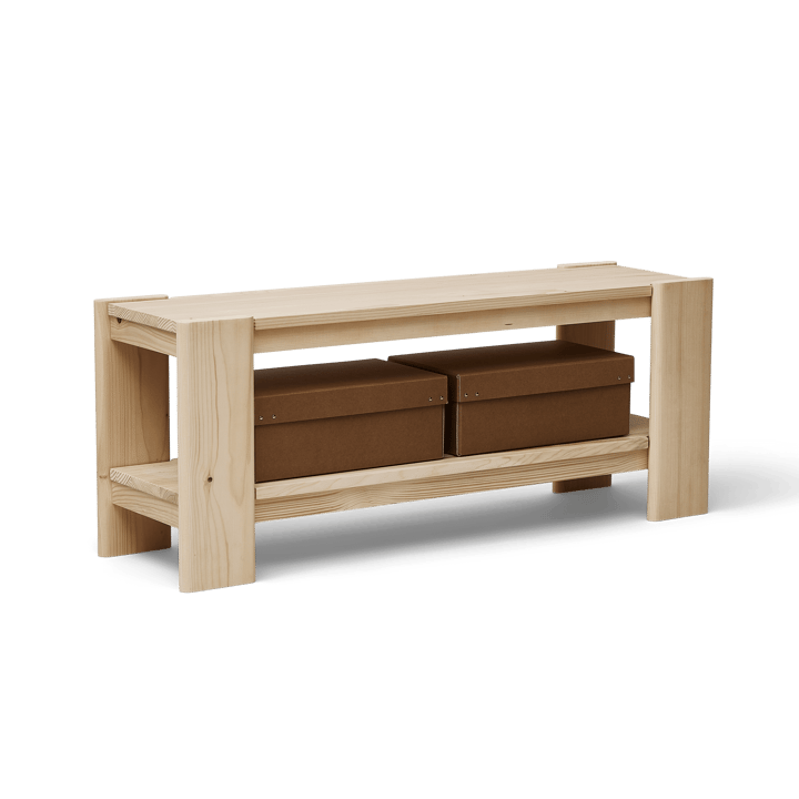 Beam bench 112 cm, Pinewood Form & Refine