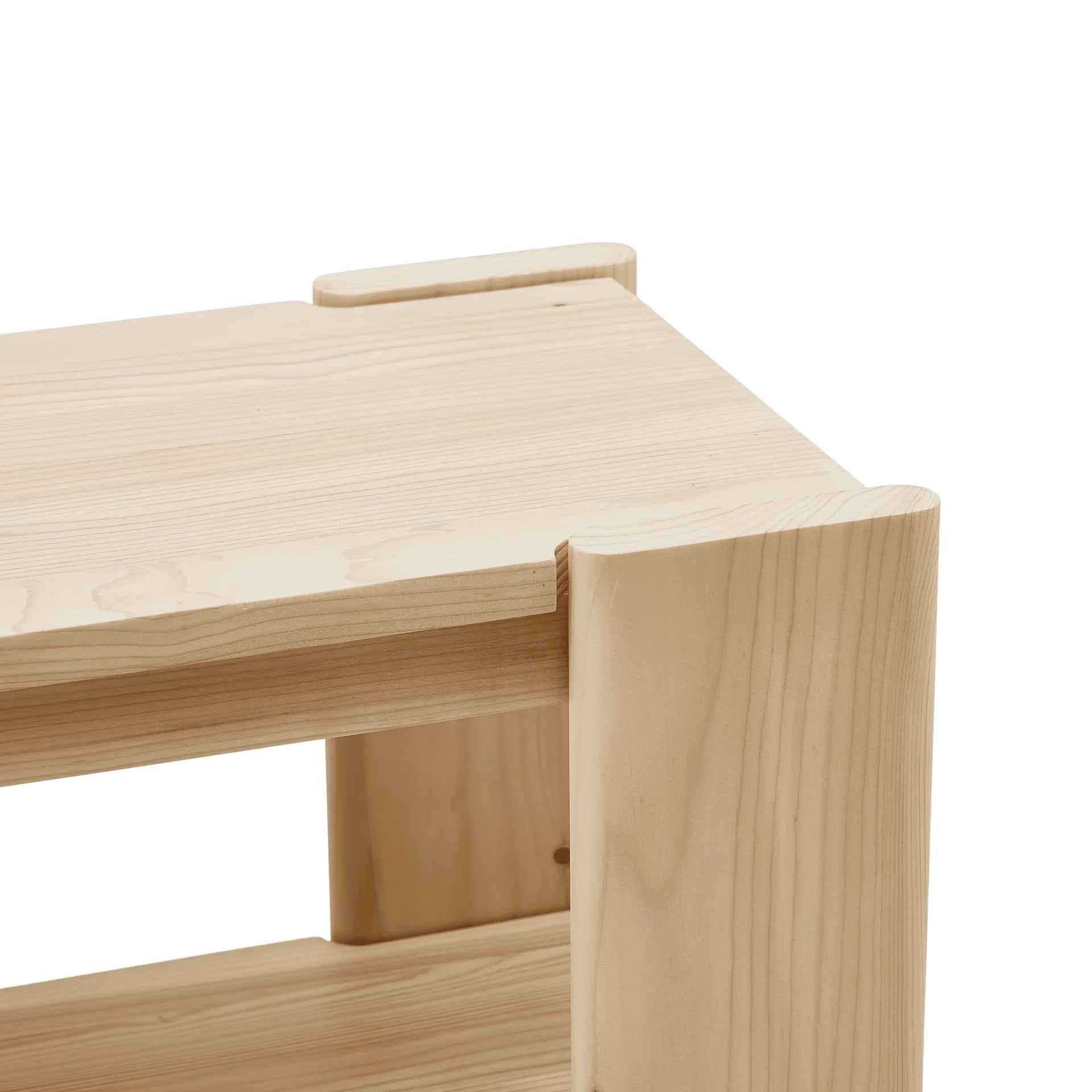 Beam bench 112 cm, Pinewood Form & Refine