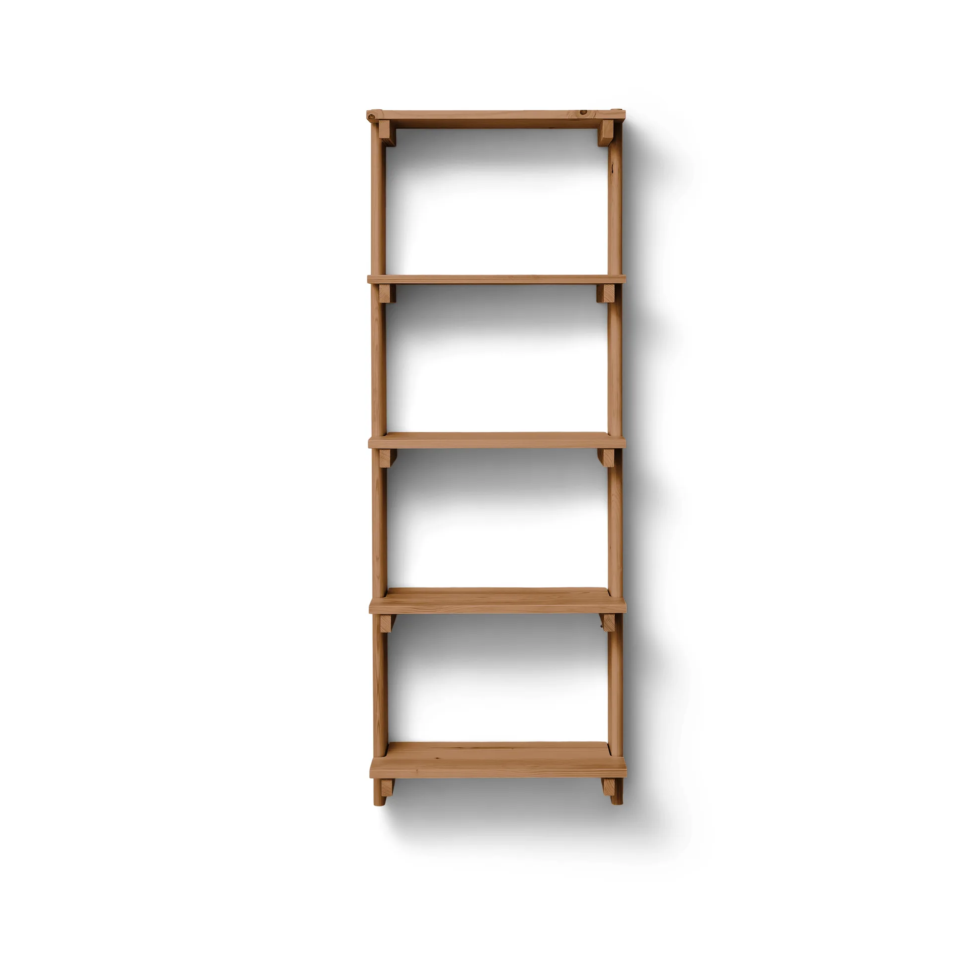 Beam Shelf wall shelf, Deep brown pine, 60x167x25 cm Form & Refine