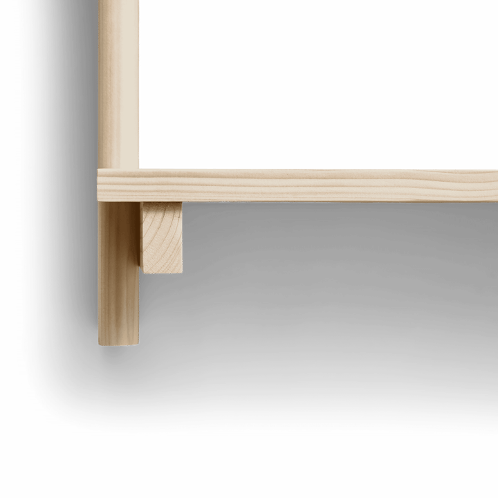 Beam wall shelf 3 shelves, Pinewood Form & Refine