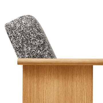 Block lounge chair - Oak-Zero 0004 - Form & Refine