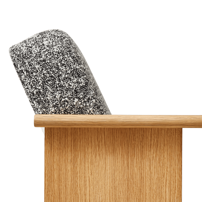 Block lounge chair, Oak-Zero 0004 Form & Refine
