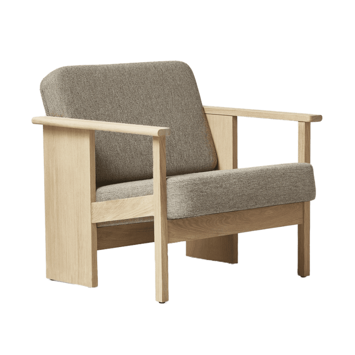 Block lounge chair - White oak-Hallingdal 65-0227 - Form & Refine
