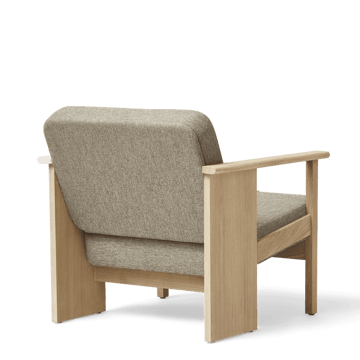 Block lounge chair - White oak-Hallingdal 65-0227 - Form & Refine