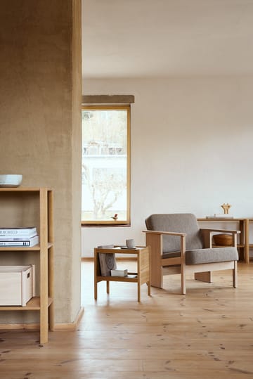 Block lounge chair - White oak-Hallingdal 65-0227 - Form & Refine