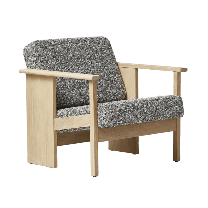 Block lounge chair - White oak-Zero 0004 - Form & Refine