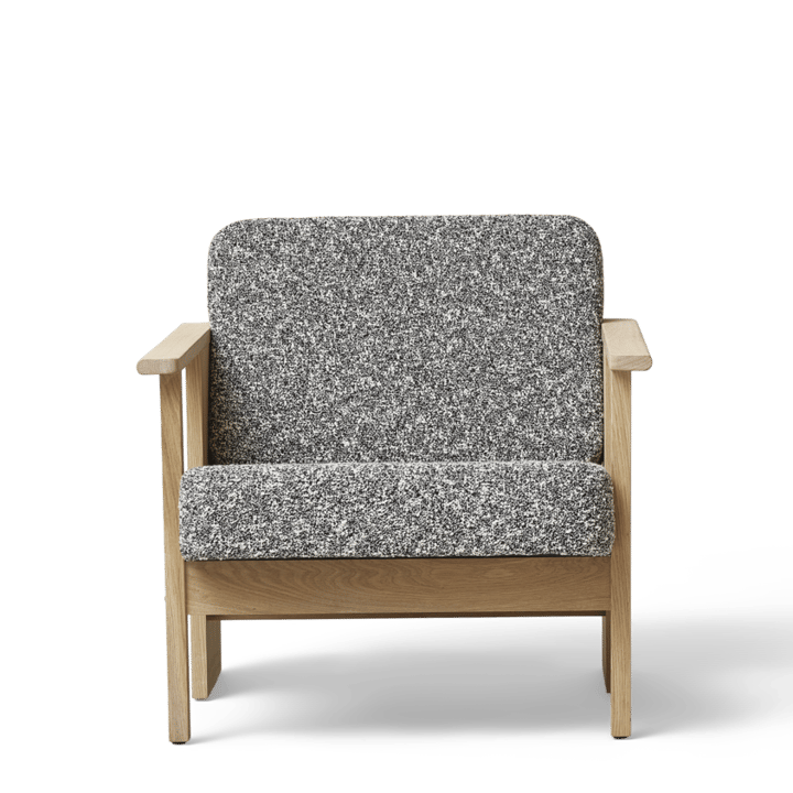 Block lounge chair, White oak-Zero 0004 Form & Refine