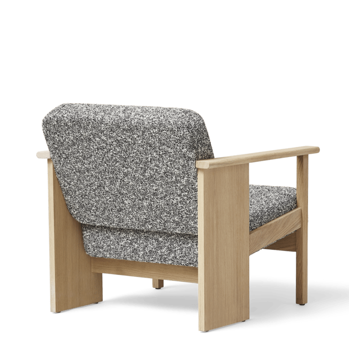 Block lounge chair, White oak-Zero 0004 Form & Refine