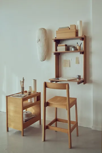 Blueprint bar stool - Oak, 65 cm - Form & Refine