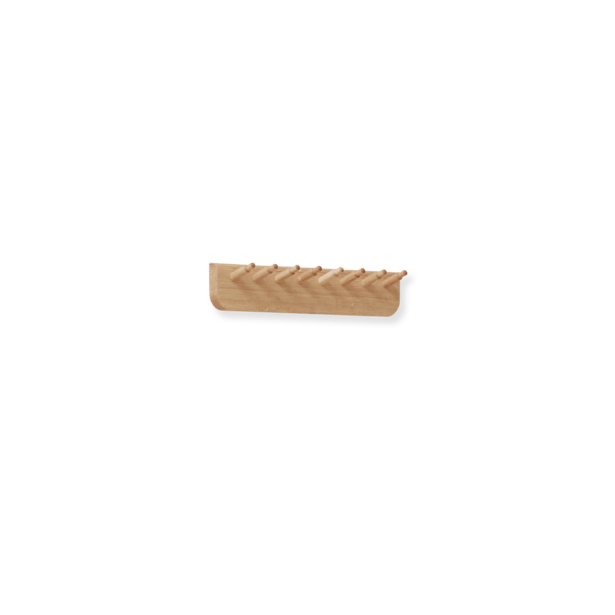 Echo coat rack 40 cm, White oak Form & Refine