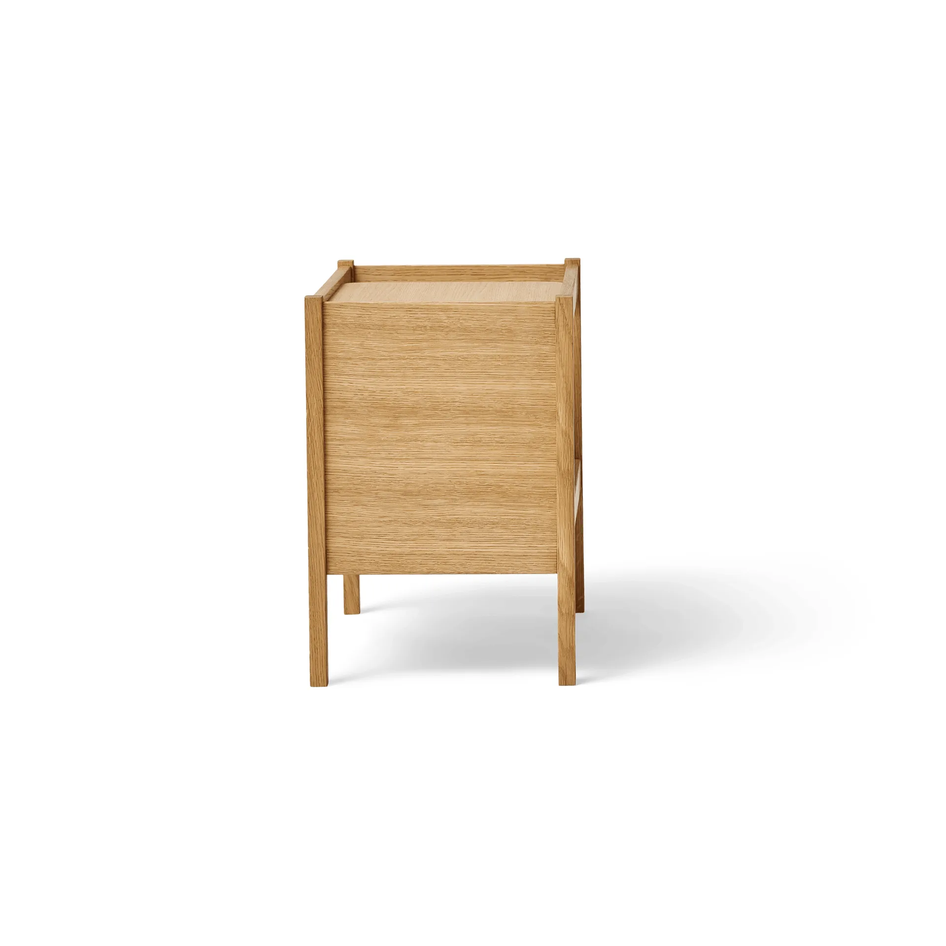 Journal Organiser side table, Oak Form & Refine