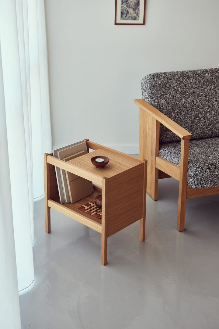 Journal side table 29x43 cm, Oak Form & Refine