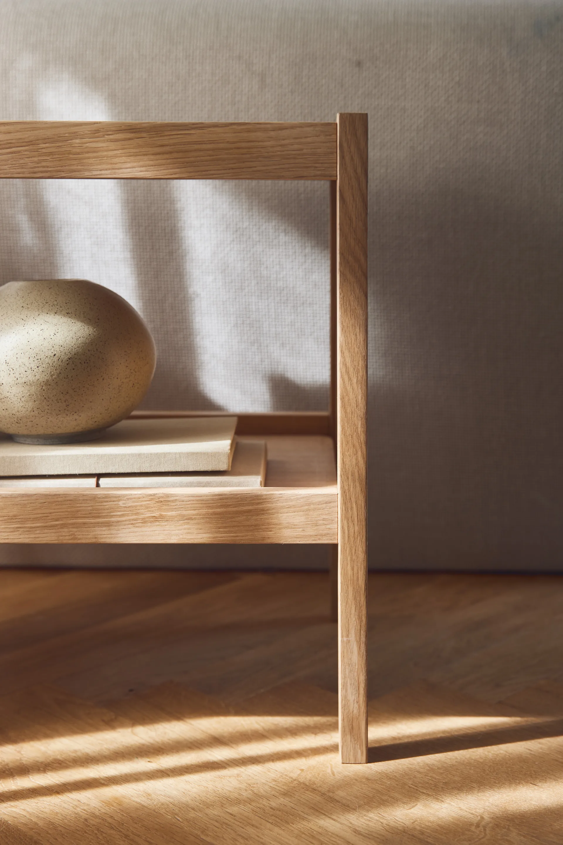 Journal side table 29x43 cm, Oak Form & Refine