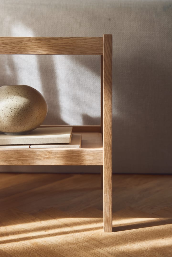 Journal side table 29x43 cm, Oak Form & Refine