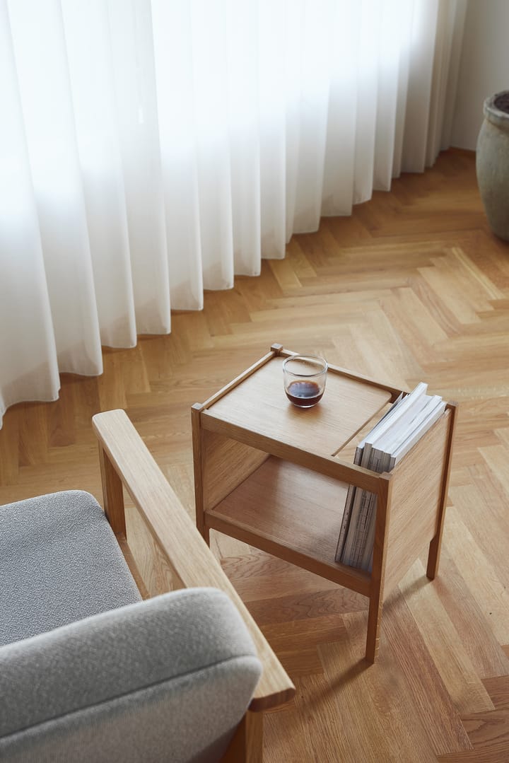 Journal side table 29x43 cm, Oak Form & Refine
