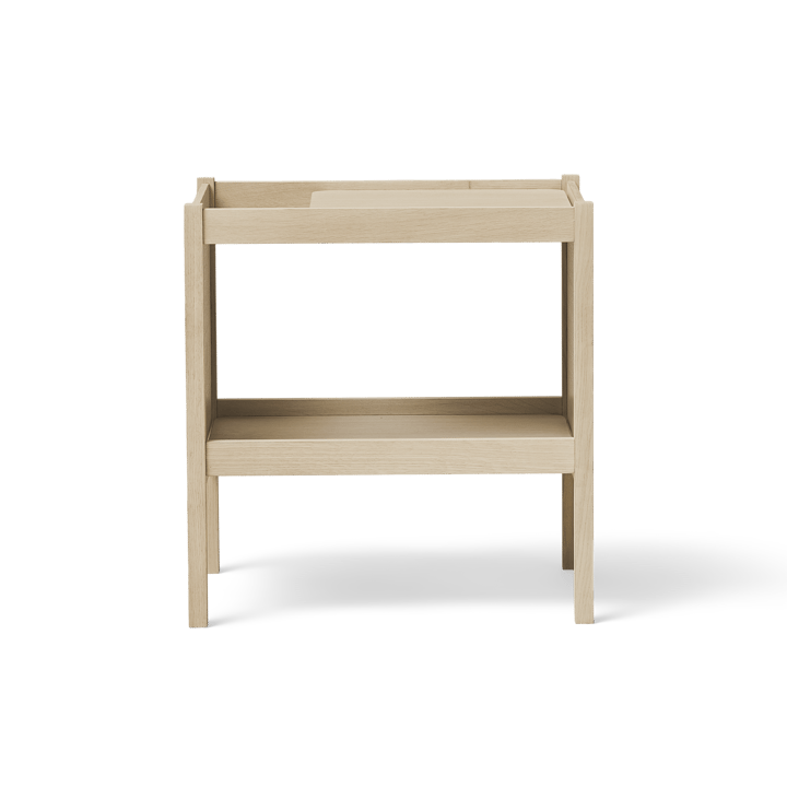 Journal side table 29x43 cm - White oak - Form & Refine