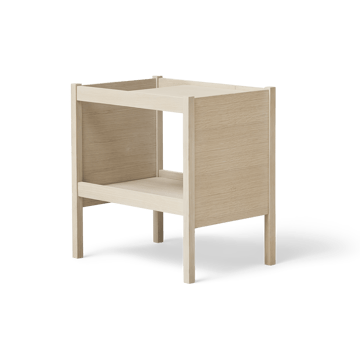 Journal side table 29x43 cm - White oak - Form & Refine